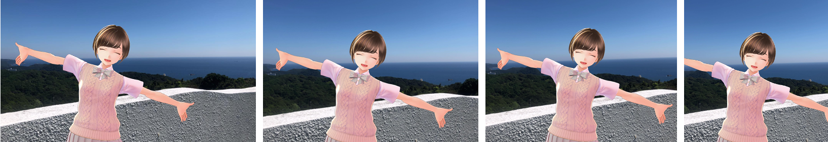 5種類の画角でベストショットを狙う